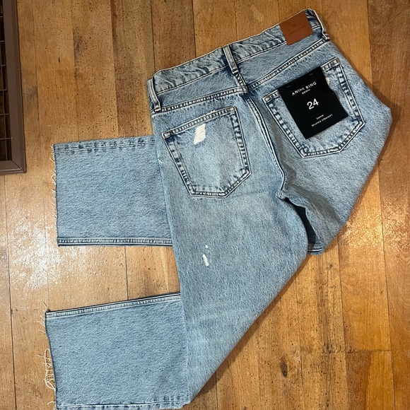 NWT Anine Bing Gavin Jean in Blue Reservoir - Picture 6 of 7